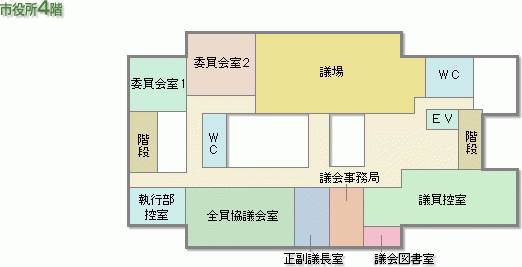 市役所本庁舎　4階の画像