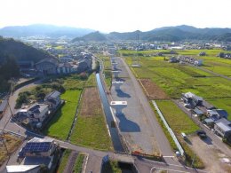 東深瀬地内の工事（東から西）の画像