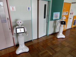 人型ロボットPepperの画像