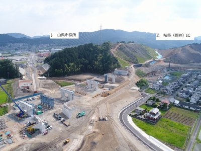 山県市西深瀬周辺（高富（仮称）IC付近）の画像