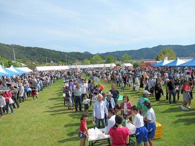 昨年の栗祭りの様子の画像