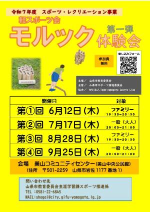 軽スポーツ会　チラシ