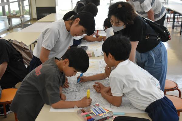 大桑小学校防災教育