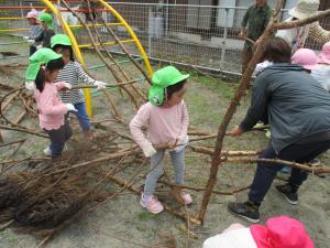 秘密基地つくり