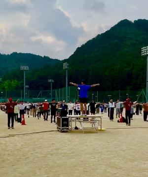 ラジオ体操会の様子