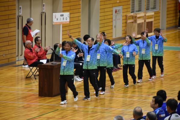 ねんりんピック開会式入場の様子