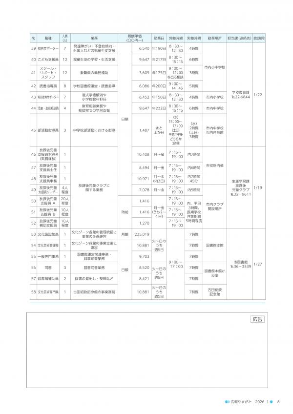 会計年度任用職員募集記事3