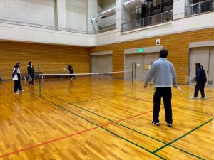 ミニテニスの様子