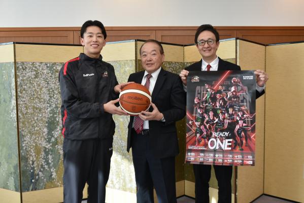 山県市ホームタウンデーに向けて　岐阜スゥープス表敬訪問【令和8年3月10日】