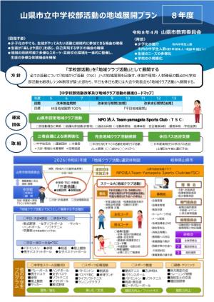 令和8年度山県市立中学校部活動の地域移行プラン