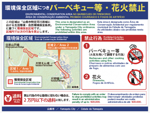 環境保全区域位置図