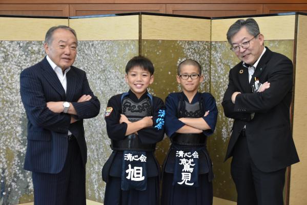剣道全国大会出場の激励会