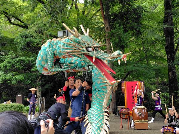 岐阜城楽市で伊自良十六拍子を演舞【令和8年7月11日】
