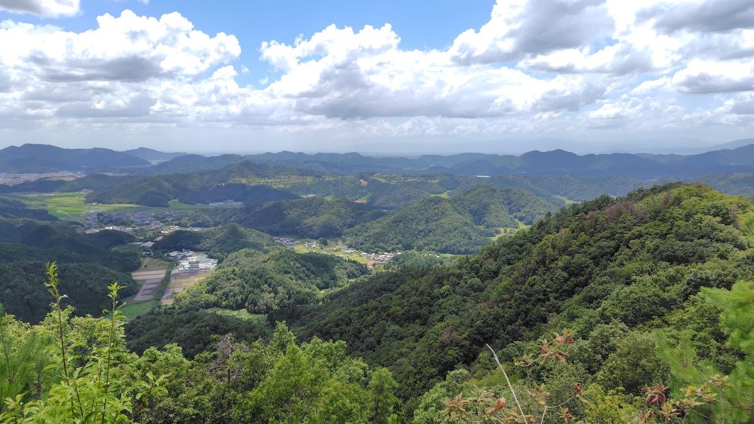 山頂からの景色