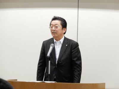 山県市商工会　宇野睦会長の画像