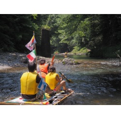 美山いかだ川下りの画像