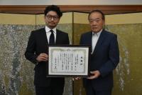 企業版ふるさと納税寄附に対する感謝状贈呈式【令和7年6月11日】