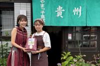 やまっ子食堂にお米寄贈 
