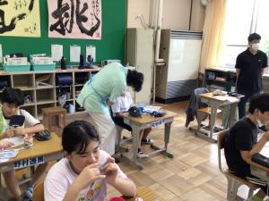 ５，６年生の歯みがき大会