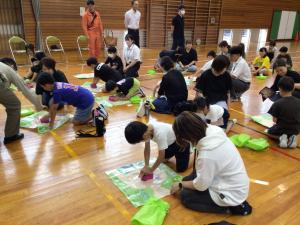 PTA家庭教育学級 （給食試食会と救命救急法）