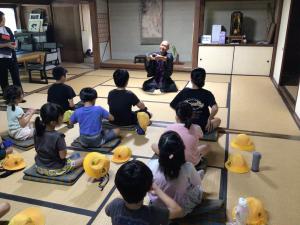1学期の締めくくりは「坐禅」