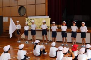 令和7年度運動会結団式を行いました！