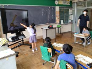 国語「じどう車くらべ」の学習