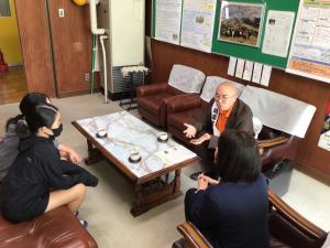 山県市地域おこし協力隊員のユーチンさんが来校されました！