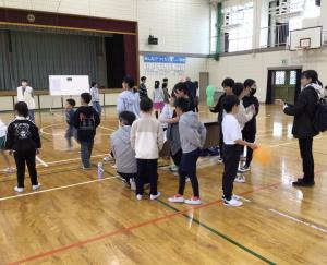 白山小「わたの木祭り」に参加