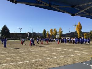 伊自良中学校体育祭に5,6年生が参加しました