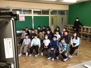 外山小学校とのオンライン交流