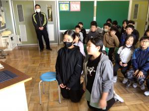 外山小学校とのオンライン交流