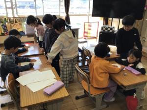 1年生合同学習「新1年生と交流会」