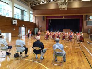 「伊自良十六拍子」夏祭りの発表に向けて