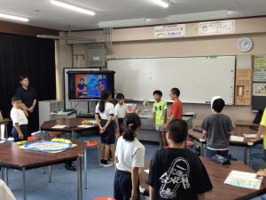 環境学習「カーボンマイナス」の授業 （南北小4年生）