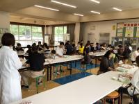 PTA家庭教育学級 （給食試食会と救命救急法）