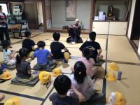 1学期の締めくくりは「坐禅」