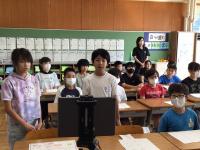 一乗小とオンライン交流会をしました