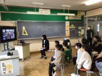 本巣市外山小とのオンライン交流