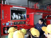 消防署の見学（南北合同3年生）