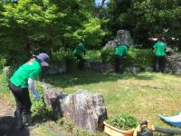 築山の草刈り、ありがとうございました