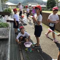 シャボン玉遊び
